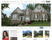 Tablet Screenshot of heatherstrickland.georgiamls.com