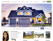Tablet Screenshot of karenmastrangelo.georgiamls.com